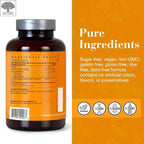 NEW NORDIC Turmeric Curcumin Gummies, Sugar Free, 300 mg Turmeric Supplement for Men and Women, Supports Normally Functioning Joints, Knees, Shoulders, Mango Orange, 60 Count