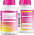 Pink Stork Magnesium Glycinate with Vitamin D - Magnesium Supplement for Women to Support Natural Calm, Mood, and Sleep - Hormone Balance for Women - 60 Capsules, Berry Essence, 1 Month Supply