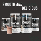 Owyn Only What You Need Pro Elite High Protein Powder, 30g Vegan Protein for Workout Recovery, Delicious Smooth Taste, Zero Sugar, Low Net Carbs, Vanilla, 12 Servings (1.32 LB)