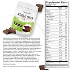 Metabolic Protein Powder with Collagen, Chocolate whey protein powder shake, Hydrolyzed Collagen with L-Glutamine for Digestion, Skin, Joints & Muscle, Low Carb Meal Replacement, 17.06 oz