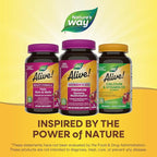 Nature's Way Alive! Women's 50+ Premium Gummy Multivitamin Supplement, Supports Heart, Brain & Bones*,B-Vitamins,Vegetarian,Grape&Cherry Flavored Gummy Vitamins,75 Gummies Packaging Vary,(Pack of 2)