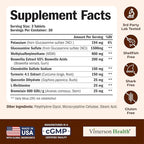 Glucosamine Chondroitin MSM – Joint Support Supplement for Women and Men with Glucosamine Sulfate 1500 mg, Chondroitin and MSM – for Cartilage, Joint Health and Flexibility – 90 Tablets