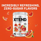 Xtend Original BCAA Powder, 7g BCAAs and 2.5g L-Glutamine for Muscle Recovery Hydration and Lean Muscle, Sugar Free Intra and Post Workout Drink with Electrolytes, Italian Blood Orange, 30 Servings