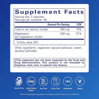 Pure Encapsulations Calcium Magnesium (Citrate) - 240 g Calcium & 240 g Magnesium - Bone Health Support - Non-GMO & Vegan - 180 Capsules