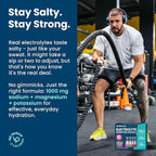 Venture Pal High Sodium Sugar-Free Electrolyte Powder Packets - Hydration Packets with Sodium, Potassium & Magnesium | Zero Calories | Vegan, Keto, and Paleo Friendly | 16 Sticks