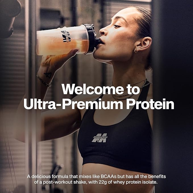 MuscleTech Whey Protein Powder Clear Whey Protein Isolate Whey Isolate Protein Powder for Women & Men Clear Protein Drink 22g of Protein, 90 Calories Orange Dreamsicle, 1.1lb (19 Servings)