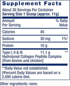 Life Extension Collagen Peptides for Skin & Joints, Collagen Types I, II & III in an Easy-Mix Powder, Gluten Free, Non-GMO, net Weight 343 Grams