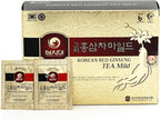 SAMSIDAE Korean Panax Red Ginseng Instant Tea, Box of 50 Sachets, Improves Blood Circulation, Intellectual Performances and Memory, stimulates Energy