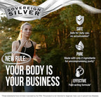 Sovereign Silver Immune Support - Colloidal Silver, Bio-Active Silver Hydrosol, 10 ppm, Liquid Dropper, 4 Fl Oz, (118 mL)