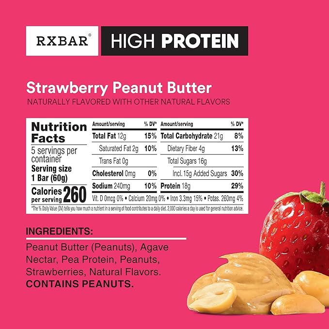 RXBAR High Protein Bars, Gluten Free, Protein Snacks, Variety Pack (10 Bars)