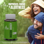 Matcha Green Tea Energy Gummies with Vitamin B12, B3, CoQ10 for Daily Energy and Metabolism Support - Vegan, Gluten-Free, Non-GMO, Kosher - 30 Day Supply, 60 Count Supplement