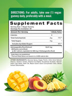 Nature's Truth Ashwagandha Gummies | 60 Count | Tropical Flavor | Vegan, Non-GMO, & Gluten Free Supplement