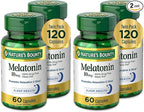 Nature's Bounty Melatonin, Promotes Relaxation and Sleep Health, 10mg, Capsules, 60 Ct (Pack of 4)