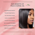 Pure Carrier and Essential Oils for Skin Care, Hair, Body Moisturizer for Face-Anti Aging Skin Care (Peach Kernel Oil, 4oz)