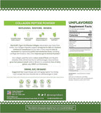 MariGold Grass-fed Collagen Peptides Powder Unflavored 1LB - 100% Pure, Type I & III Bovine Hydrolyzed Collagen, Non-GMO, Hormone-Gluten-Dairy Free, Keto-Friendly, Easy to Mix