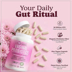 Pretty Privates Vaginal Probiotics for Women - Vaginal Health - PH Balance from a Probiotic Supplement - Not a Suppository - 60ct