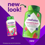 Vitafusion Women’s Sugar Free Daily Multivitamin Supplement,Keto Diet Friendly Adult Gummy Vitamin for Energy,Bone & Immune Support*,(Pack of 180)