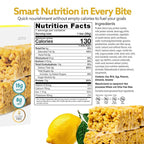Wonderslim High Fiber Protein Bars, Fluffy Lemon Crisp | 15g Protein, 8g Fiber | Low Sugar, Low Carb | Healthy Indulgence | Satisfying, Supports Energy & On-the-Go Convenience, 7 Pack