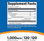 Nutricost Folic Acid (Vitamin B9) Vegetarian Gummies (120 Gummies, 1 mg Folic Acid Per Serving) - Supplement for Men & Women