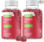 VITEEY Vitamin B12 Gummies - Cognitive Support and Energy Gummies - Vegan, Gelatin Free, Gluten Free - 60 Count