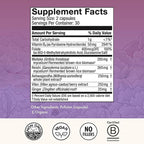 Host Defense MycoBenefits PMS Capsules - Mushroom Supplement for Women's Health Support - Support for Monthly Hormonal Fluctuations - Includes Maitake, Reishi, Vitex - 60 Capsules (30 Servings)