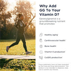Designs for Health Vitamin D Supreme - Vitamin D 5000 IU with 2000mcg Vitamin K as MK4 for Bone Health, Heart Health, Mood & Immune Support - Vitamin D3 Enhanced with GG Supplement (180 Capsules)