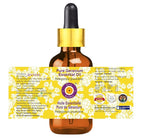 Deve Herbes Pure Geranium Essential Oil (Pelargonium graveolens) with Glass Dropper Steam Distilled 100ml (3.38 oz)