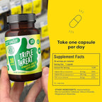 FlavCity Vitamin D3, K2 & Zinc - Triple Threat Supplement - Daily or Seasonal Immune Support - Vitamin D with K2 for Enhanced Absorption - Promote Healthy Bones & Skin (30 Capsules)