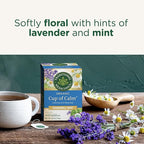 Traditional Medicinals Tea, Organic Cup of Calm, Calming & Relaxing with Chamomile Mint, 16 Tea Bags