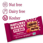 Nature’s Bakery Whole Wheat Fig Bars, Raspberry, Real Fruit, Vegan, Non-GMO, Snack bar, 1 box with 12 twin (Pack of 2)