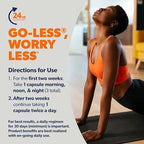 AZO Bladder Control with Go-Less Daily Supplement | Helps Reduce Occasional Urgency* | Helps reduce occasional leakage due to laughing, sneezing and exercise | 54 Count Capsules