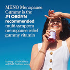 O Positiv MENO Gummies for Menopause, 30 Servings (Pack of 3) - Hormone-Free Supplements for Women with Black Cohosh & Ashwagandha KSM-66 - Helps Alleviate Hot Flashes, Night Sweats, & Mood Swings