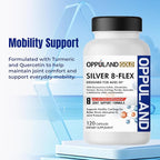 Silver 8 Flex - Joint Support Supplement for Men & Women - Glucosamine Chondroitin MSM Complex for Knee Hip and Movement Health - Nutritional Advanced Formula for Ages 50+ - 120 Capsules