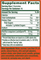 Align Dualbiotic, Prebiotics and Probiotics for Women and Men, Probiotics for Digestive Health, Prebiotics Help Nourish Good Bacteria, Natural Fruit Flavors, 90 Probiotic Gummies