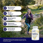 Research Verified Energy Booster - Natural Energy Support - 360 Capsules - Caffeine Free - B Vitamins and Adaptogens - 6 Month Supply