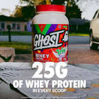 GHOST Whey Protein Powder, Trix Cereal Milk - 2LB, 25G of Protein - Whey Protein Isolate & Concentrate Blend - Post Workout Fitness & Nutrition Shakes, Smoothies & Baking - Soy & Gluten-Free