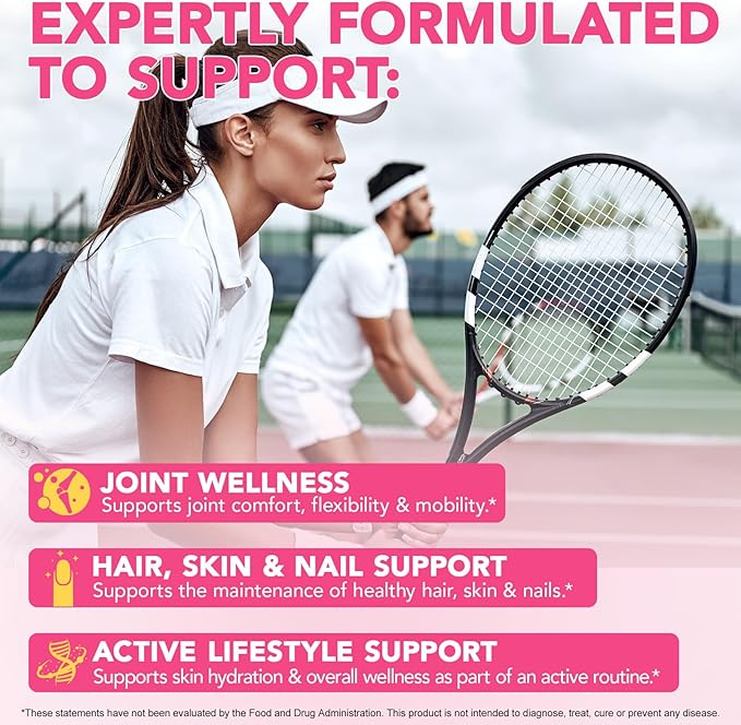 Multi Collagen Peptides Powder with Type I II III V X for Skin Joints Bones Hair and Nails Enhanced with Vitamin C Biotin Hyaluronic Acid Keratin Elastin for Comprehensive Beauty and Wellness Support