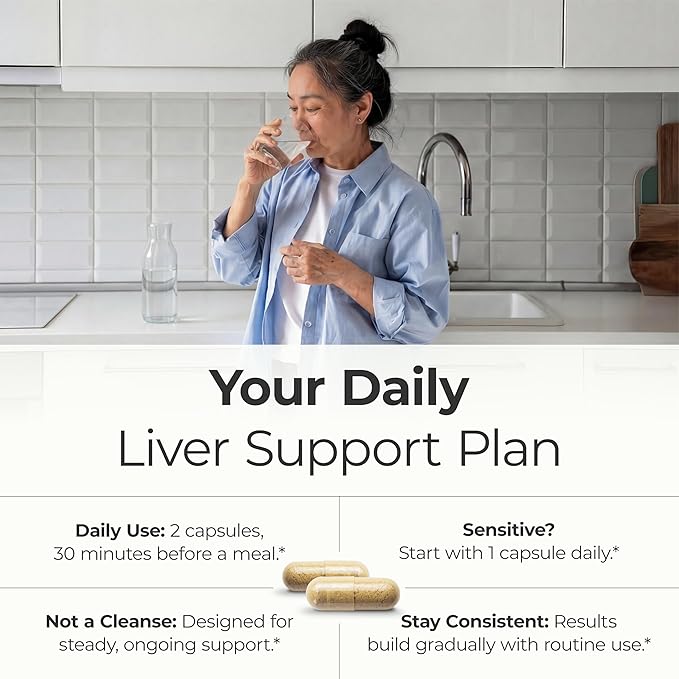 Vimerson Health Liver Cleanse Detox & Repair - Milk Thistle Supplement with Silymarin, Dandelion Root, Artichoke & Zinc for Liver Support, Digestion, Energy with Milk Thistle Extract, 60 Capsules