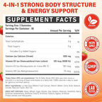 Calcium 1200 mg with Vitamin D3 Supplement for Adults - Calcium Gummies with Vitamin D3 5000IU, K2, B12 for Women Men - Extra Absorption Calcium Citrate - Natural Strawberry Flavor, 120 Gummies