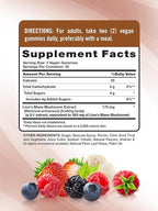 Nature's Truth Lion's Mane Gummies for Adults | 60 Count | Mixed Berry Flavor | Vegan, Non-GMO, & Gluten Free Supplement