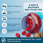 Sugar Free Magnesium Complex for Women, Calm Magnesium Gummies for Adults 400mg, Magnesium Glycinate, Citrate, Malate & More- Magnesium Gummy with Magnesium Ashwagandha, D3, B12 for Relax, Calm, Vegan