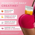One Sol Creatine for Women, All Natural Women’s Creatine Powder w Creapure & Leucine, Increase Lean Muscle Mass, Reduce Recovery Time, Promotes Brain & Bone Health (Unflavored, 60 Servings)