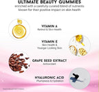 Joyce Giraud Ultimate Beauty Gummies, 60-Day Supply, Supports Skin Hydration & Healthy Skin Tone, 180 Gummies