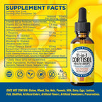 Cortisol Detox Liquid Drops for Women Men - Cortisol Reducer Supplement Support Wellness Cleanse Balance Stress Mood Sleep Focus - Lower Cortisol Levels with Ashwagandha L-Theanine Magnolia
