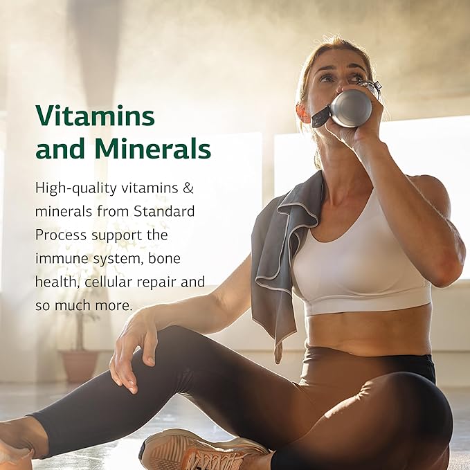 Standard Process Calcium Lactate - Bone Density & Immune Health Support - Aids Blood Clotting & Normal Cell Function - Vegan, Gluten-Free, Non-Dairy, Non-Soy & Non-Grain - 90 Tablets (30 Servings)