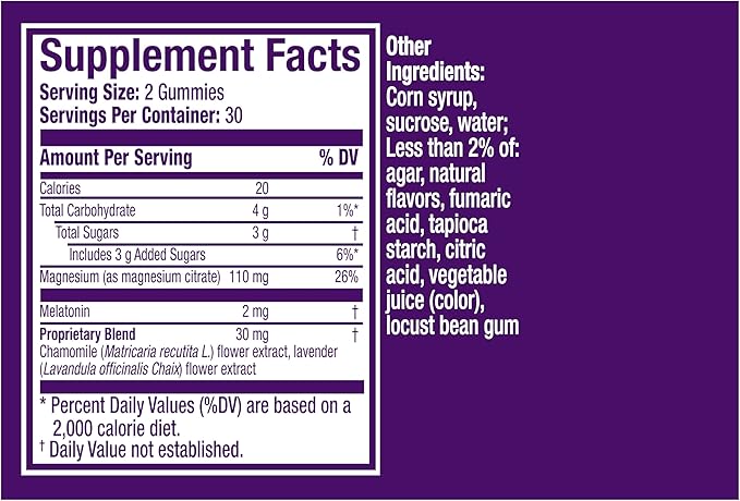 ZzzQuil Pure Zzzs Muscle Relaxation Melatonin Sleep Aid Gummies, Supports Muscle Function, Helps You Fall Asleep Naturally, Fast, Melatonin + Magnesium, No Next-Day Grogginess, Drug-Free, 60ct