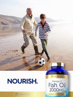 Carlyle Fish Oil Omega 3 Supplements | 2000mg | 320 Softgels | EPA & DHA | 600mg Total Omega-3 | Non-GMO, Gluten Free Pills