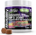 Clean Pets Hip and Joint Supplement Dogs with Glucosamine for Dogs + Chondroitin, Turmeric, Hyaluronic Acid, MSM, Salmon Oil, Collagen, Vitamin C, Omega 3 Senior Dog Supplements Beef Flavor - 1Pack