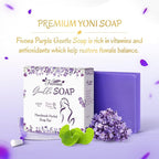 FIVONA Feminine Yoni Soap Natural Herbal Bar with Foaming Bag Perfect for Intimate V Care and Body Wash 5.3 oz