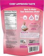 Fit Crunch Tri-Blend Whey Protein, Keto Friendly, Low Calories, High Protein, Gluten Free, Soy Free (18 Servings, Strawberry)
